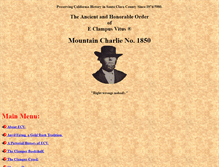 Tablet Screenshot of mountaincharlie1850.org